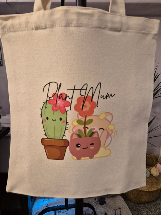 Plant Mum Tote Bag size in cm 35Wx40H Regular