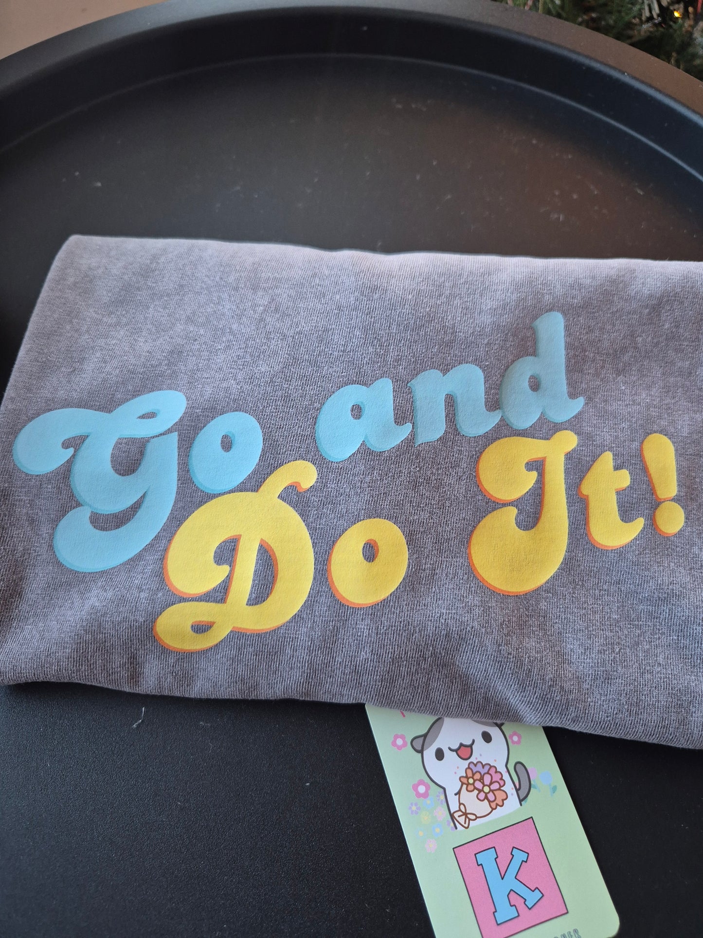 Go and Do it Oversized Retro Washed T-shirt