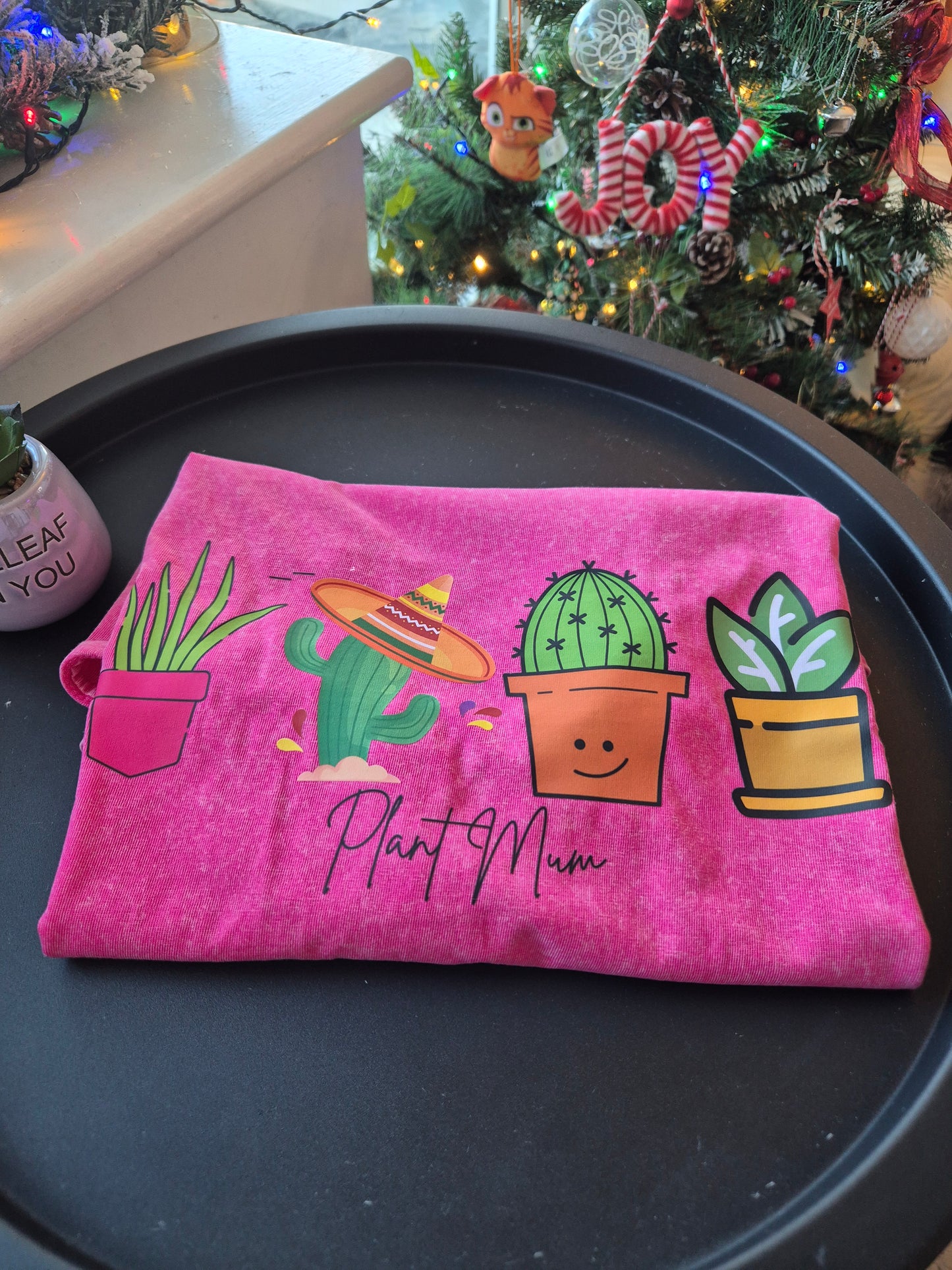 Plant Mum Oversized Retro Washed T-Shirt