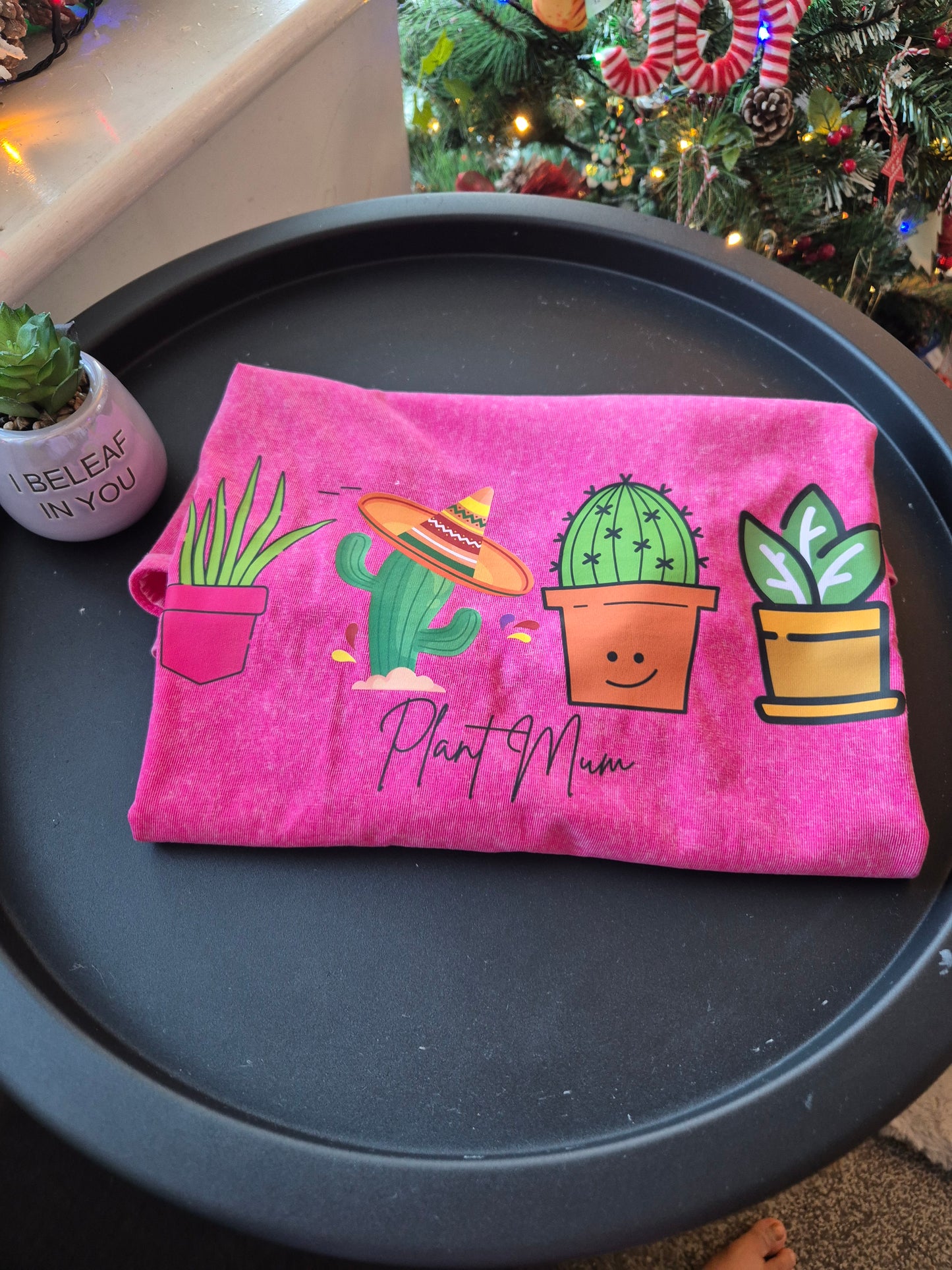 Plant Mum Oversized Retro Washed T-Shirt