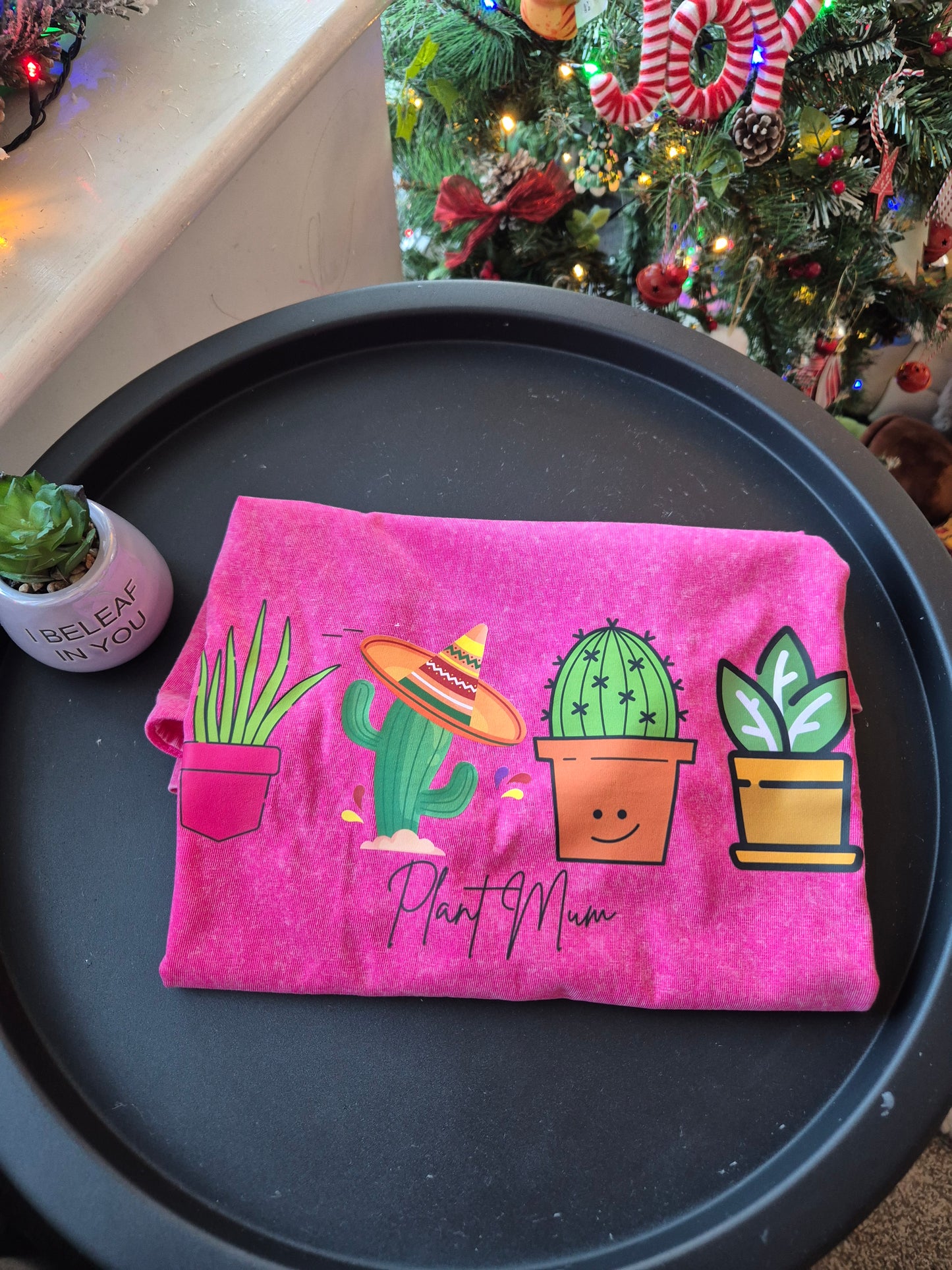 Plant Mum Oversized Retro Washed T-Shirt