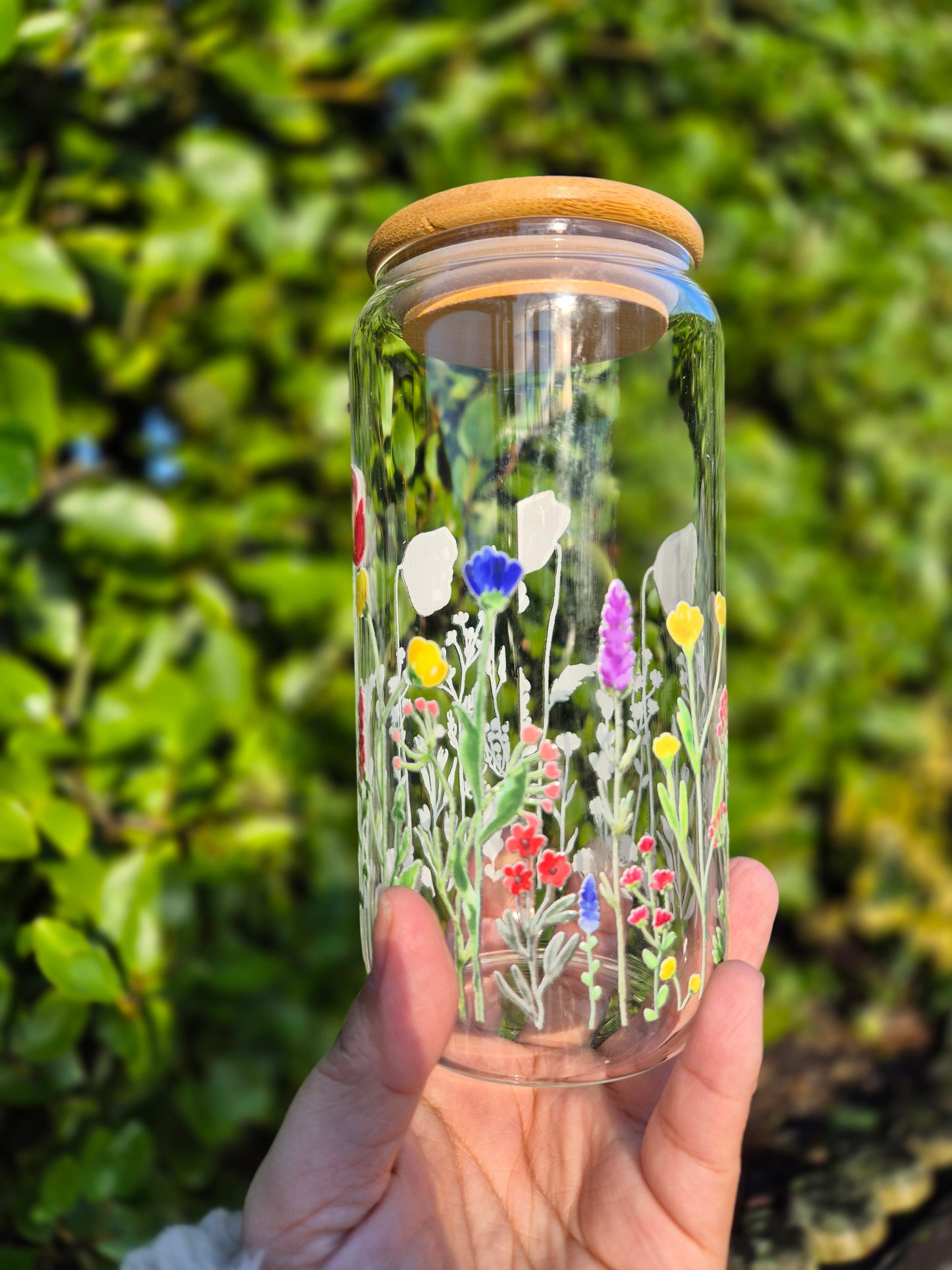 Bed of Wildflowers Glasscan 550ml