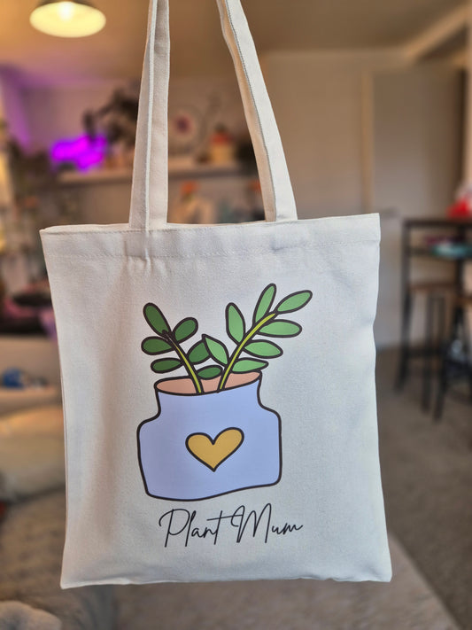 Plant Mum (one plant) Tote Bag